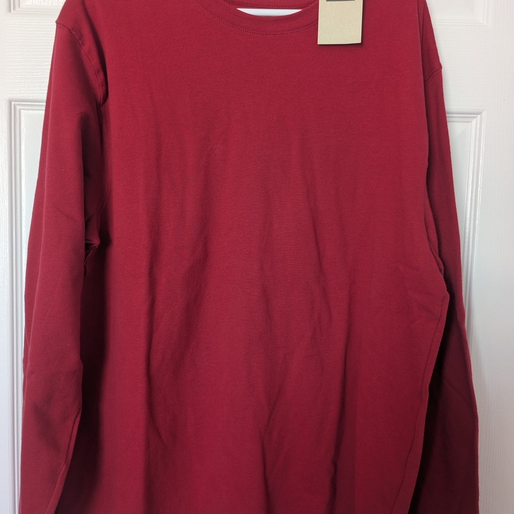 Classic Red Men's Shirt Covington 100%COTTON 🔥